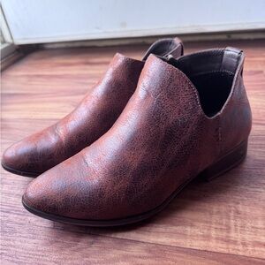 Women’s boutique Brown Leather Ankle Boots